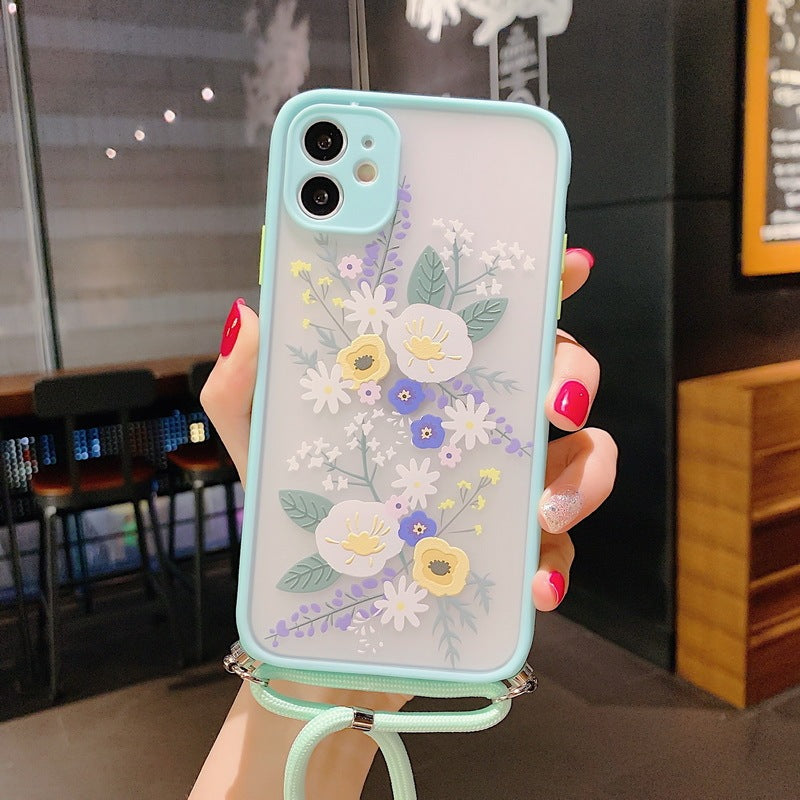 Lavender Floral Lanyard Phone Case Lanyard Phone Case XSMAX Cover Lavender Floral Lanyard Phone Case Lanyard Phone Case XSMAX Cover